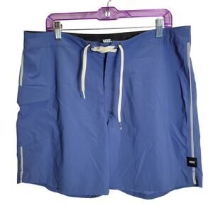 VANS Swim Board Shorts Blue Casual Pockets Mens 36 Lightweight Quick Dry